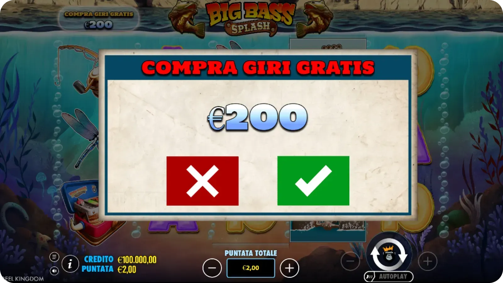 Bonus Buy - acquisto diretto della funzione Free Spins